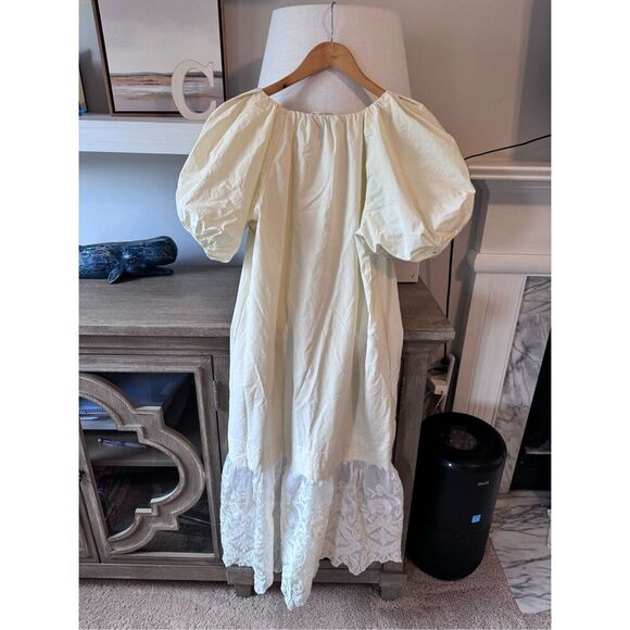 Tuckernuck x Studio McGee Cream Cotton Lace Juniper Dress Size Small - Picture 6 of 12